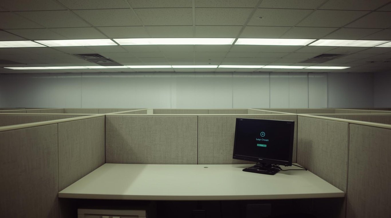 Employee Offboarding Empty Desk