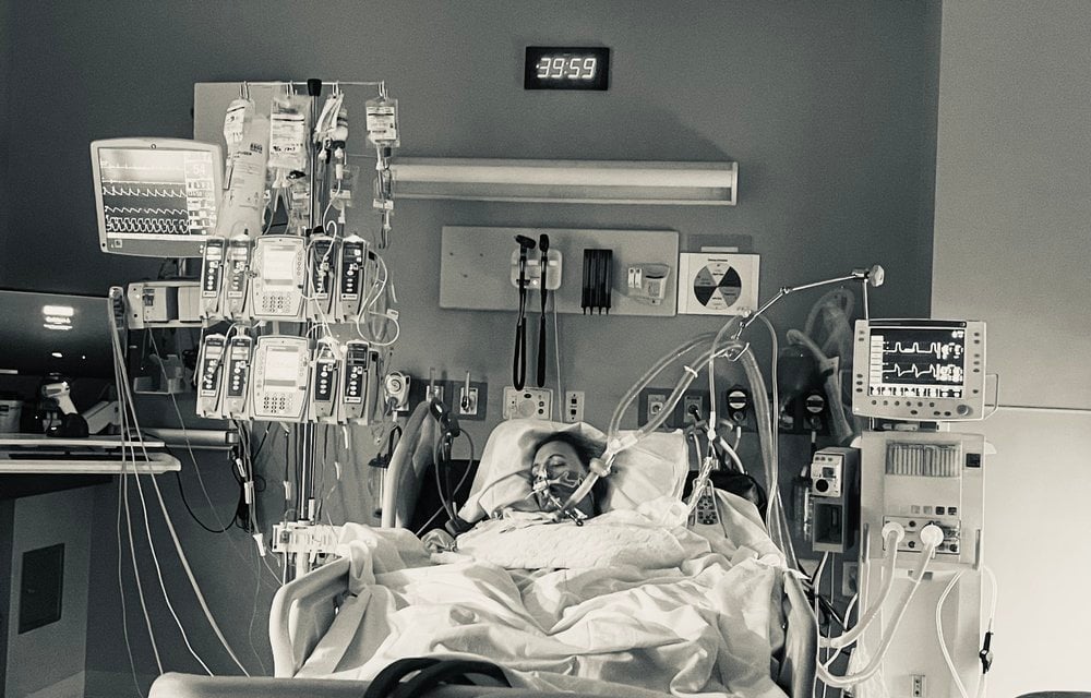 Steff in hospital recovery