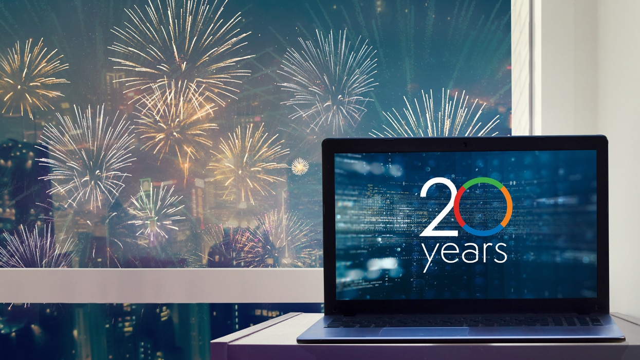 Thank you for 20 Years of Service