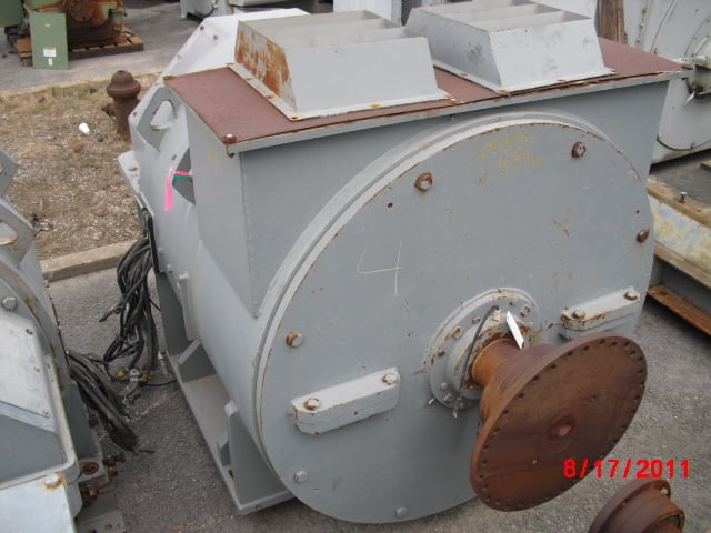 general electric 2500 hp 1000 rpm 876 dcmotors 65390