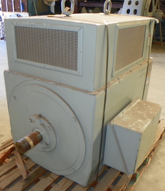 siemens allis 1250 hp 1800 rpm 589us squirrel cage motors 92265
