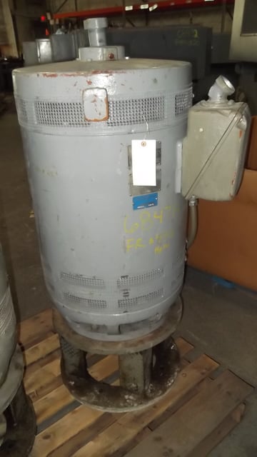 general electric 125 hp 1180 rpm b445hp16 vertical motors 68478