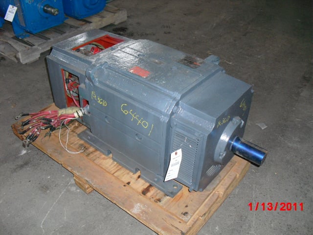 reliance 100 hp 1000 rpm bb3610atz dcmotors 64401