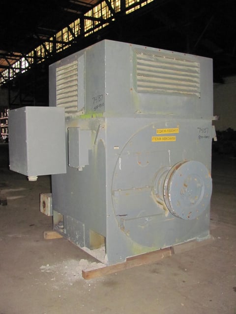 toshiba 1500 hp 590 rpm 800 1300 slip ring motors 74137