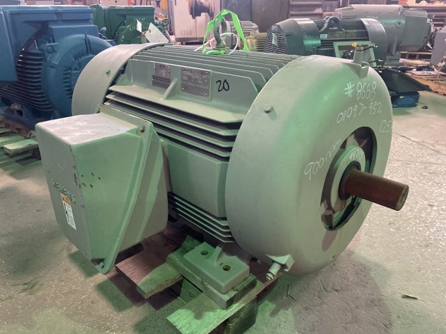 siemens 125 hp 900 rpm 447ts squirrel cage motors 91820