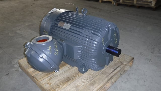 reliance 200 hp 1200 rpm 447tz squirrel cage motors 77598