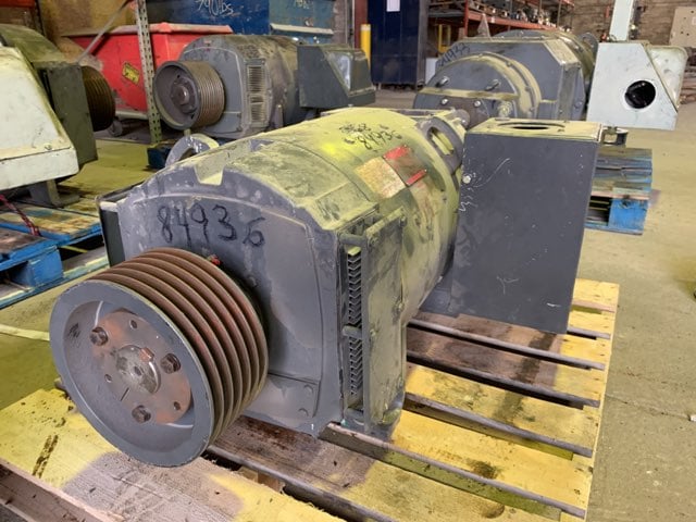 general electric 125 hp 2500 rpm 368ay dcmotors 84936