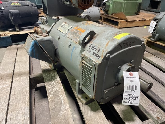 general electric 20 hp 1750 rpm 259at dcmotors 87559