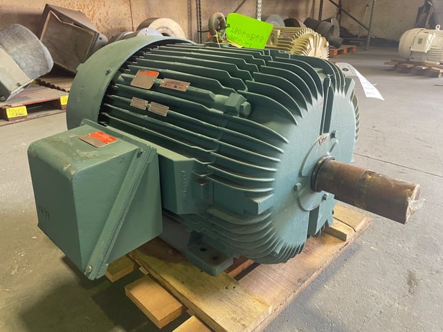 reliance 125 hp 1200 rpm 445t squirrel cage motors 92099