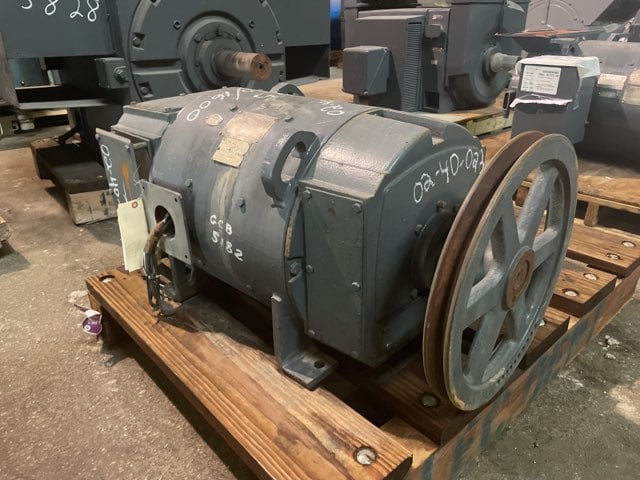 general electric 25 hp 650 rpm 368at dcmotors 89277
