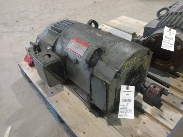 general electric 5 hp 1150 rpm 258at dcmotors 77907