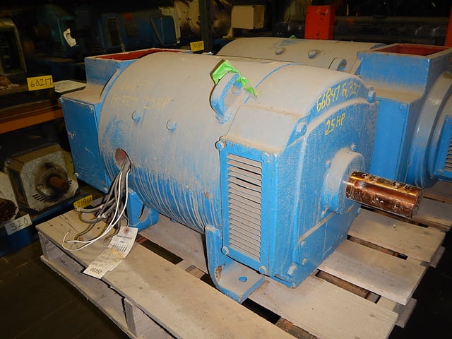 general electric 25 hp 850 rpm 327at dcmotors 66847
