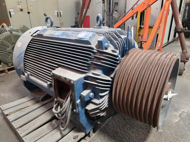 teco westinghouse 400 hp 1200 rpm 5808b squirrel cage motors 92698