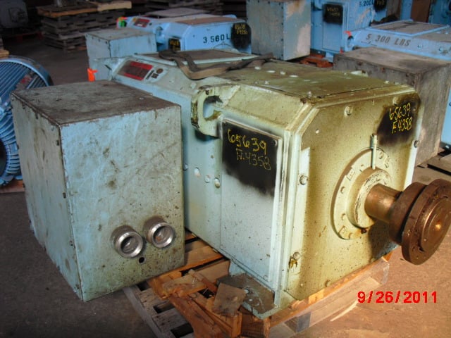 general electric 450 hp 1150 rpm 4358 dcmotors 65639