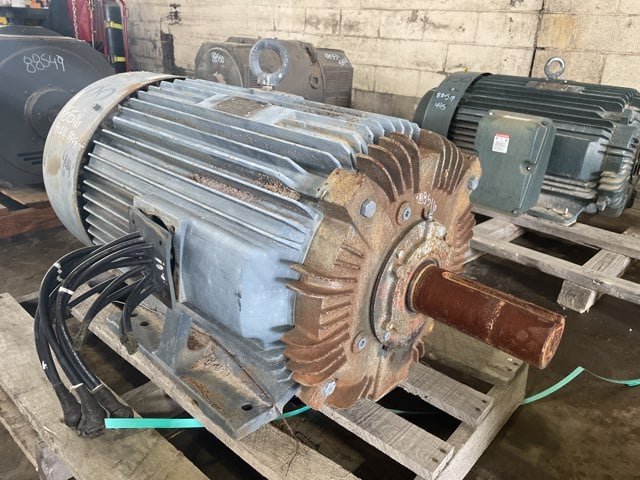 toshiba 100 hp 1200 rpm 444t squirrel cage motors 88516