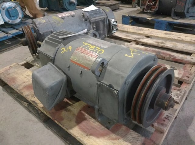 general electric 3 hp 1150 rpm 219at dcmotors 77870