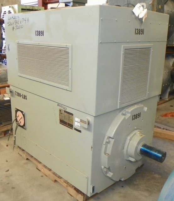 general electric 400 hp 600 rpm 8311s squirrel cage motors 91529