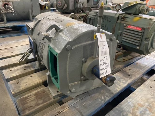 general electric 5 hp 1750 rpm 218at dcmotors 85419