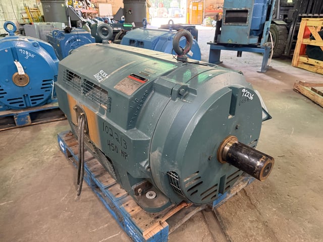 reliance 450 hp 900 rpm 5012z squirrel cage motors 92336