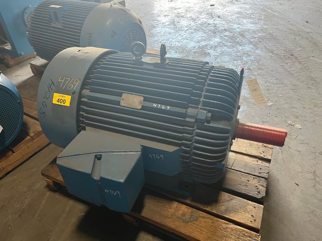 reliance 150 hp 900 rpm 447t squirrel cage motors h1268