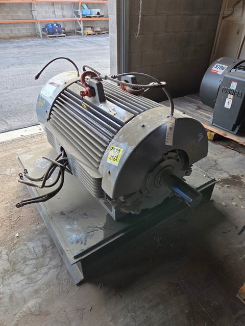 toshiba 350 hp 1200 rpm 449t squirrel cage motors h1269