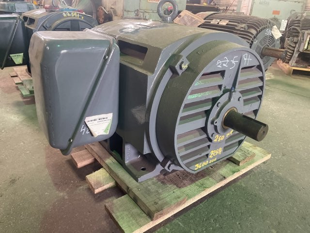 toshiba 250 hp 3600 rpm 445ts squirrel cage motors 92164