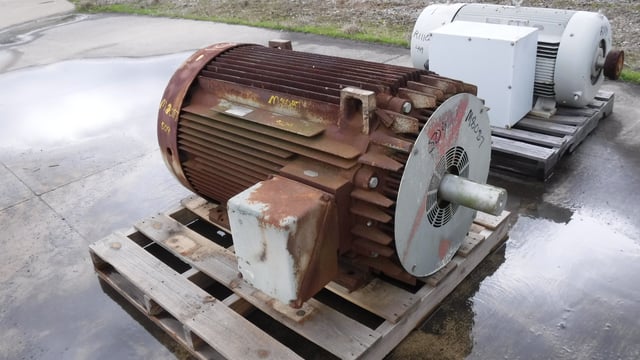 general electric 125 hp 900 rpm 509ll squirrel cage motors m8087