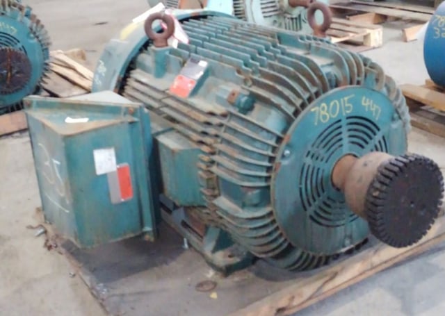 reliance 150 hp 1200 rpm 447t squirrel cage motors 78015