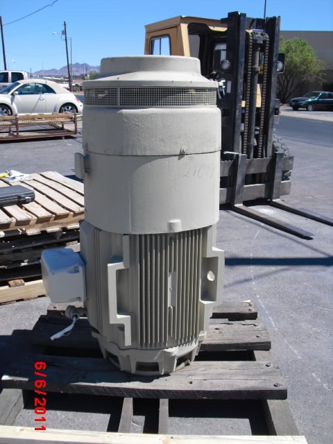 GENERAL ELECTRIC 100 HP 885 RPM L445VP16 Vertical Motor