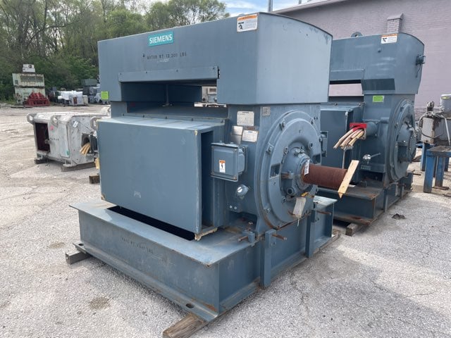 siemens 1500 hp 720 rpm 6813z squirrel cage motors 91973