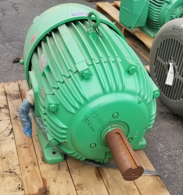 us electric 75 hp 900 rpm 444t squirrel cage motors h0659