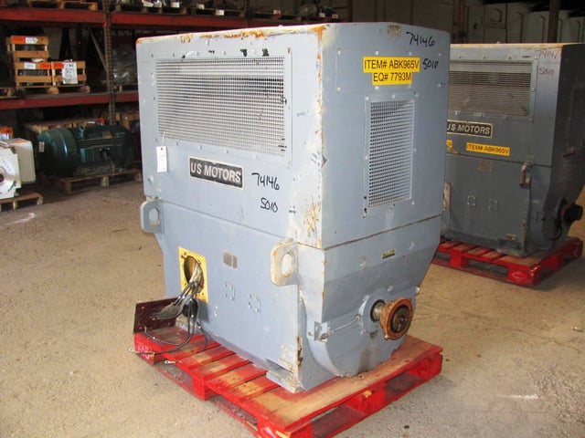 us electric 400 hp 3600 rpm 5010ss squirrel cage motors 74146
