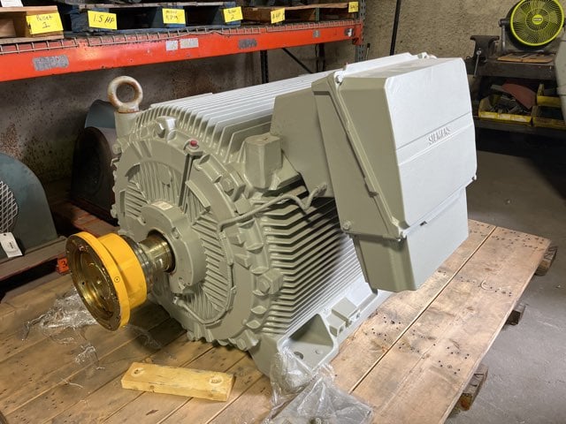 siemens 800 hp 900 rpm 450 squirrel cage motors h1156