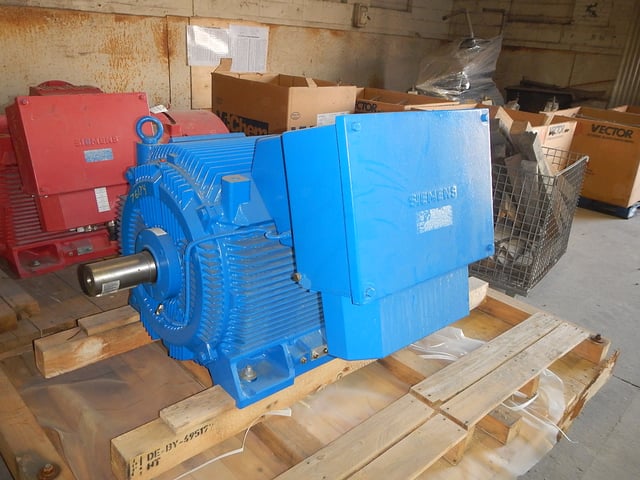 siemens 450 hp 1200 rpm 355 squirrel cage motors 76174