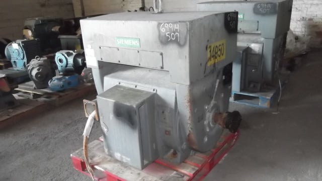 siemens 300 hp 1200 rpm 507s squirrel cage motors 69914