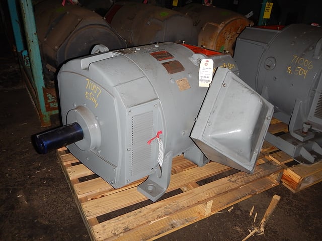 general electric 75 hp 650 rpm 504at dcmotors 71007