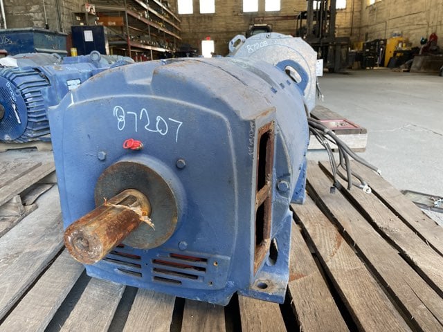 general electric 100 hp 1150 rpm 409at dcmotors 87207