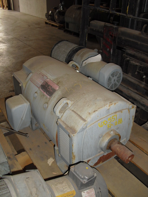 general electric 5 hp 650 rpm 288at dcmotors 60551