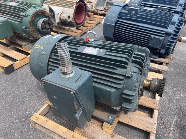 toshiba 100 hp 1200 rpm 444ts squirrel cage motors h1220