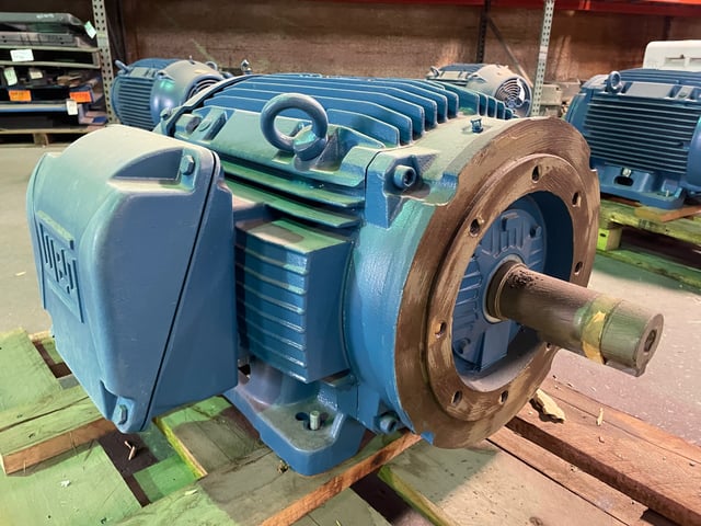 weg 75 hp 1800 rpm 364 5tc squirrel cage motors 92649