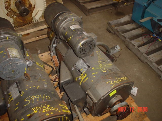 baldor 30 hp 2500 rpm 288at dcmotors 59939