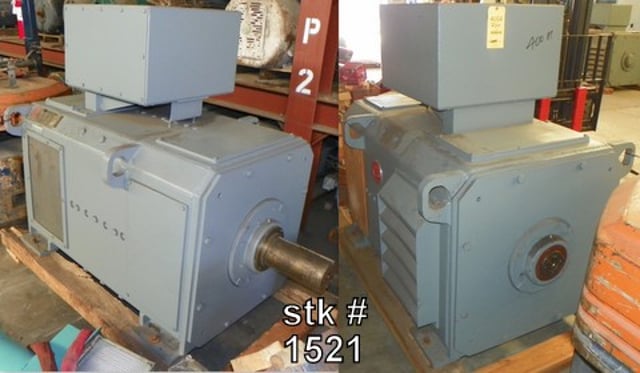 general electric 400 hp 850 rpm 4460 dcmotors 91495