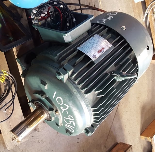 leeson 15 hp 1200 rpm 284t squirrel cage motors 77678