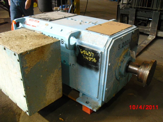 general electric 450 hp 1150 rpm 4358 dcmotors 65637