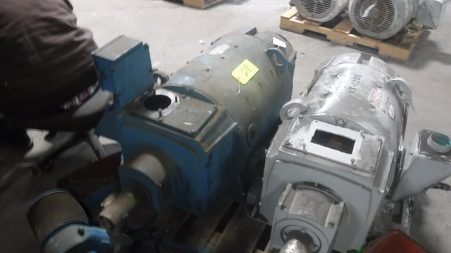 general electric 50 hp 650 rpm 409at dcmotors 83464