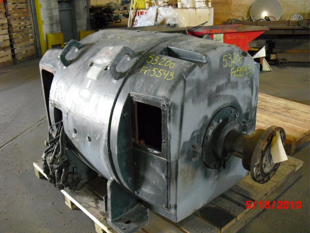 general electric 600 hp 1750 rpm 5543 dcmotors 53200