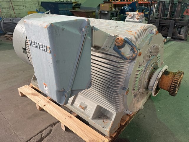 siemens 1000 hp 1200 rpm 788s squirrel cage motors 91127