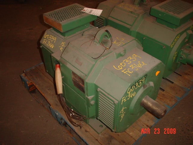 reliance 15 hp 650 rpm 366at dcmotors 60339