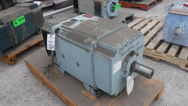 reliance 100 hp 1150 rpm b3610atz dcmotors 83338