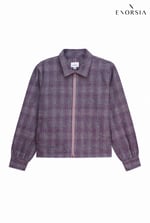 BRODERIE PUFF SLEEVE ROUND NECK T SHIRT